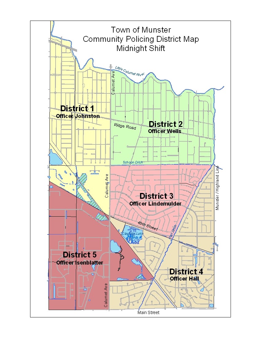 Town of Munster District Officer Program