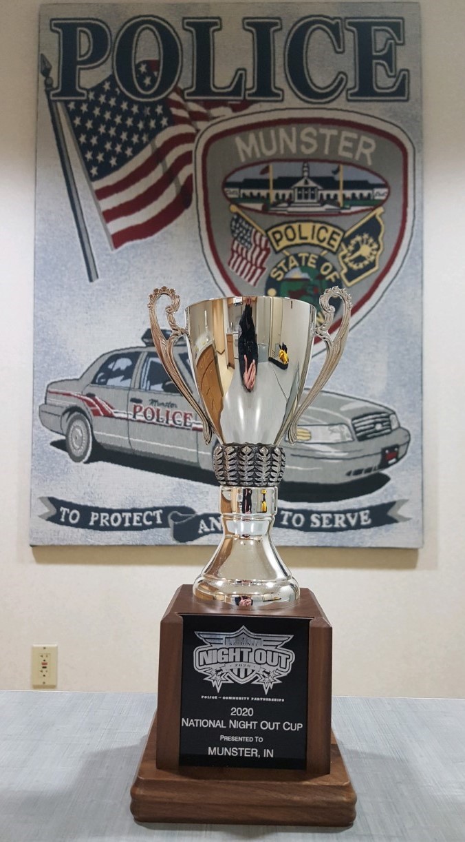 Image for news story: Munster's 2020 National Night Out Event Ranked #1 in the U.S.