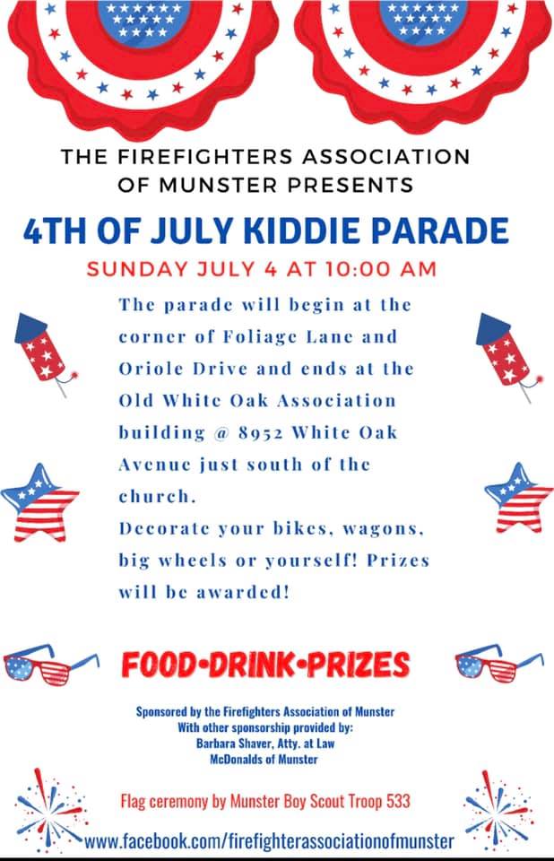 MUNSTER’S KIDDIE PARADE Spotlight on Lake