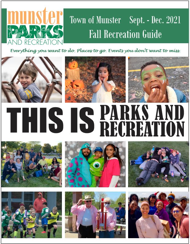 Image for news story: 2021 Fall Recreation Now Available