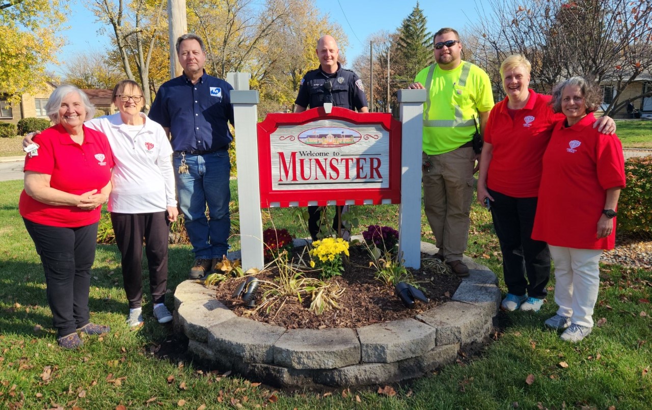 Image for news story: New Welcome Sign Added through Beautification Project