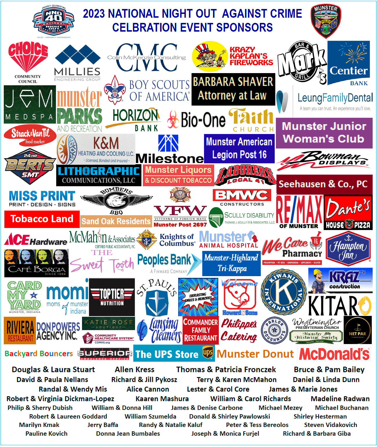 NNO Sponsors