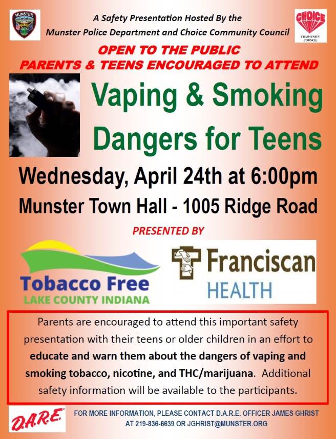 Vaping & Smoking Dangers Presentation